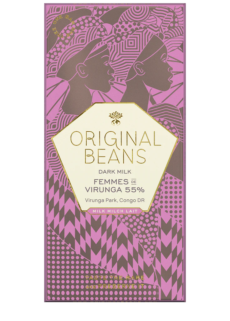 Chocolate - Original Beans Bar of Femme de Virunga 55%